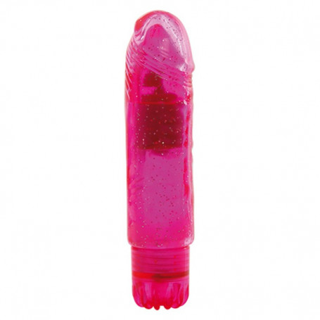 Vibratore Jelly Jammy Gleamy Glitter Pink
