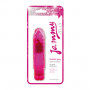 Vibratore Jelly Jammy Gleamy Glitter Pink