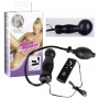 Vibratore anale vaginale gonfiabile mandy' black sexbomb