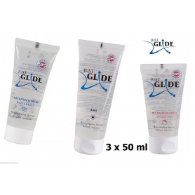 kit 3 pz Lubrificante sessuale medical lubricant just glide 3 per 50ml