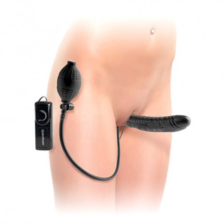 bratore strap on indossabile gonfiabile con plug strapless