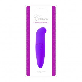 Vibratore stimolatore vaginale per punto g classics Purple