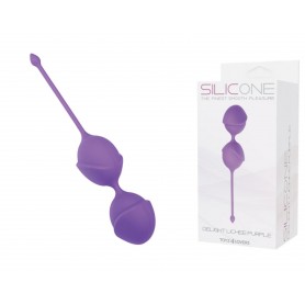 PALLINE DELIGHT PUSSY LICHEE SILICONE PURPLE