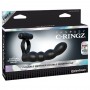 Anello fallico vibrante con strap on fantasy c-ringz posable partner double penetrator