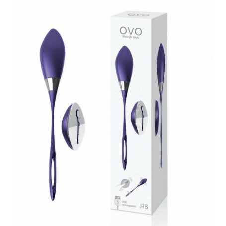 stimolatore vaginale ovetto vibrante R 6 ovo remote purple