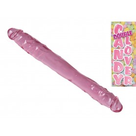 Fallo doppio dildo jelly candy double lover pink