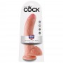 Fallo dildo realistico con ventosa king cock 9 with balls flesh