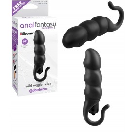 Vibratore Anale in silicone anal Fantasy black dildo plug