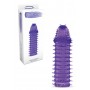 Guaina fallica indossabile per pene prolunga stretchy extension purple