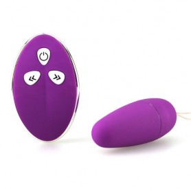 Stimolatore Vaginale ovetto vibrante con telecomando wireles purple