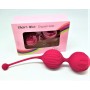 Palline vaginali orgasm balls sexy in silicone kegel ben wa bordò