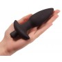 Vibratore anale Plug vibrante fallo in silicone nero Pornhub sex toys