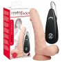 Vibratore Dildo Fallo realistico extra real flex con ventosa 17,5