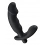 Vibratore doppio dildo realistico con stimolatore clitoride in silicone nero