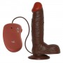 Vibratore realistico real rapture brown 7.5'' Dildo Vibrante