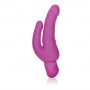 Vibratore fallo doppio dildo vaginale anale realistico Pink