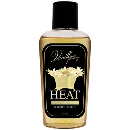 Heat vanilla edible massage gel warming effect 100 ml