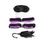 Kit fetish fantasy manette polsini maschera bondage piuma e candele