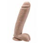 Dildo Fallo realistico Maxi grande dildo skin con testicoli e ventosa the cock 10 flesh