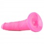 Fallo dildo con ventosa anale vaginale realistico dillio 7 slim pink