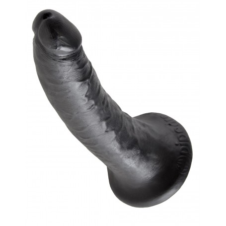 Fallo Realistico dildo nero king Cock Vaginale anale con ventosa 7 black