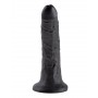 Fallo Realistico dildo nero king Cock Vaginale anale con ventosa 7 black