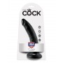 Fallo Realistico dildo nero king Cock Vaginale anale con ventosa 7 black