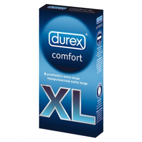 Profilattici durex comfort xl 6 pz