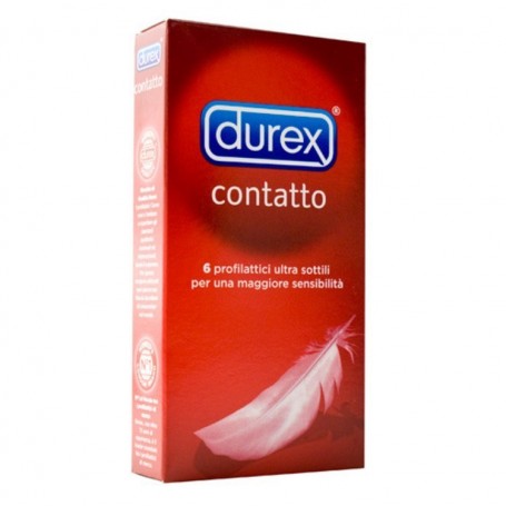 Profilattici durex contatto 6 pz