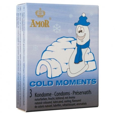 Profilattici amor cold moments 3 pz