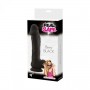 Fallo realistico nero dildo vaginale in silicone con ventosa Berry real Black