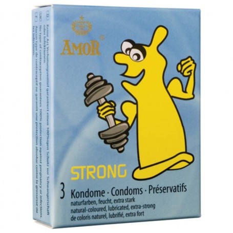 Profilattici anali amor strong 3 pz