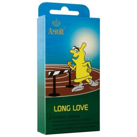 Profilattici ritardanti amor long love 12 pz