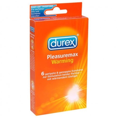 Profilattici durex pleasuremax warming 6 pz