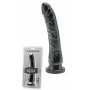 fallo realistico con ventosa dildo vaginale real nero 8 cock