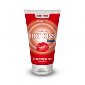Lick-it hot kiss touch strawberry gel 50ml
