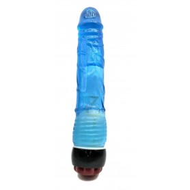 Vibratore realistico fallo vaginale in jelly dildo waves of pleasure stimolatore