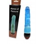 Vibratore realistico fallo vaginale in jelly dildo waves of pleasure stimolatore