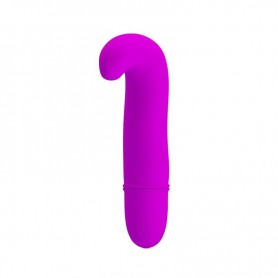 Stimolatore vaginale vibratore per punto G e clitoride dildo vibrante in silicone pretty love 10 function