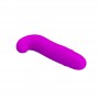 Stimolatore vaginale vibratore per punto G e clitoride dildo vibrante in silicone pretty love 10 function