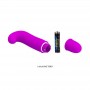 Stimolatore vaginale vibratore per punto G e clitoride dildo vibrante in silicone pretty love 10 function