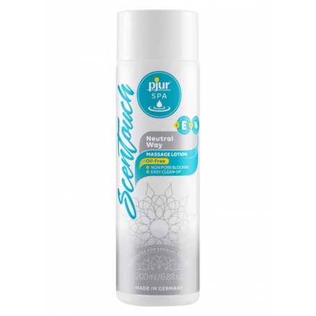 olio per massaggi lubrificante stimolante Pjur spa scentouch gel Neutrale 200 ml