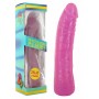 Fallo realistico in jelly dildo vaginale anale morbido flessibile sex toys plesasure