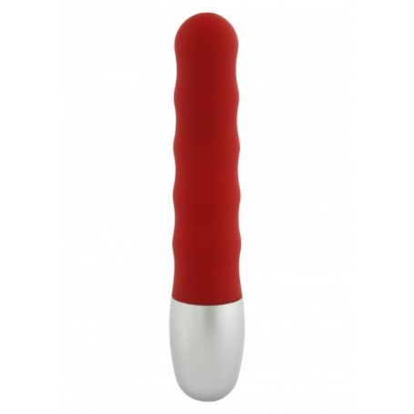 Vibratore vaginale anale stimolatore rosso mini fallo vibrante stimolatore clitoride