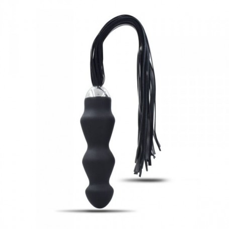 dildo con frusta fallo vaginale anale in silicone fetish bondage wavy whip