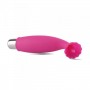 stimolatore clitoride mini vibratore vaginale in silicone rosa finger fan stem sex toys