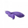 Vibratore doppio vaginale e stimolatore clitoride in silicone way vers plus