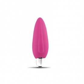 stimolatore clitoride vibratore vaginale in silicone mini fallo vibrante sex toys rosa fan vane
