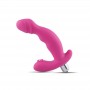 Vibratore stimolatore vaginale per clitoride doppio realistico in silicone  per punto G pink dildo