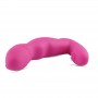 Vibratore stimolatore vaginale per clitoride doppio realistico in silicone  per punto G pink dildo